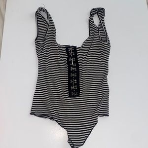 Small Stripped body suite